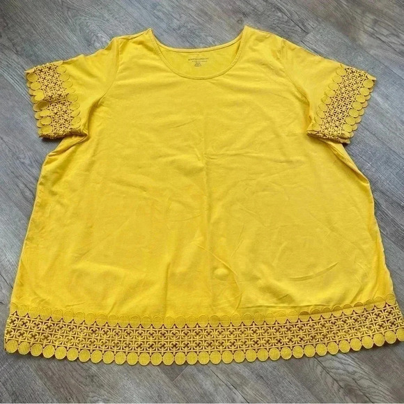JESSICA London 4X New Without Tags Sunflower Yellow Top Beautiful - Picture 7 of 10